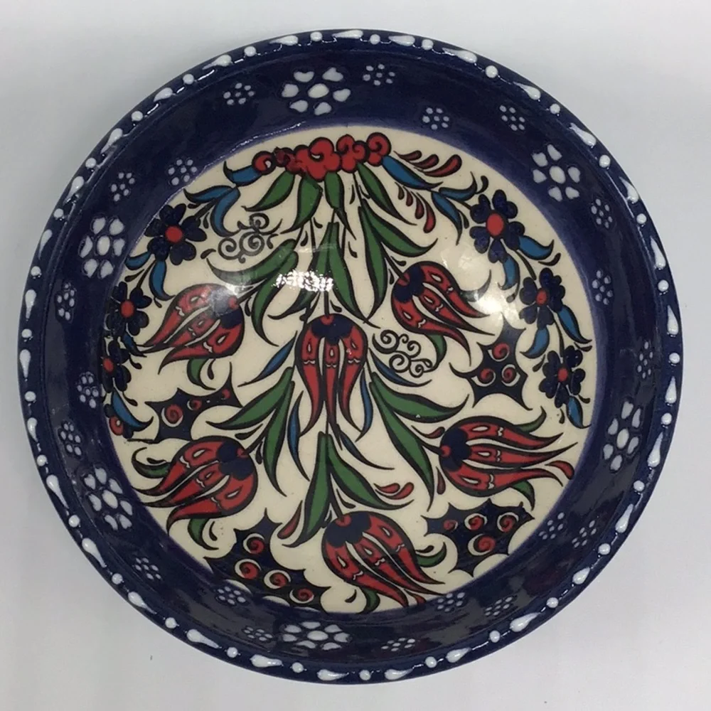 Hand Painted Turkish Ceramic Bowls - Picture 4 of 11
